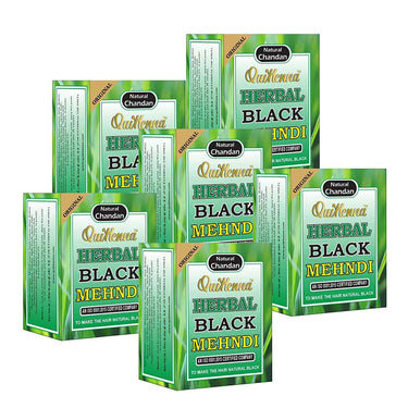 QuikHenna Herbal Mehndi- 65gm- Black - BuyPureNaturals