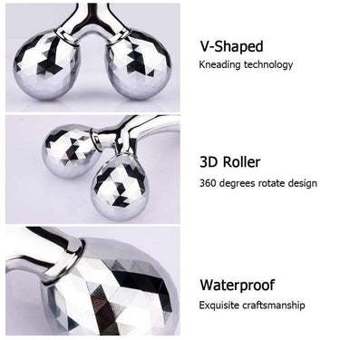 byPureNaturals Manually Operated 3D Roller Body massager for Skin Lifting | Promotes Skin Tightening, Body Shaping, and Promote Blood Circulation - BuyPureNaturals