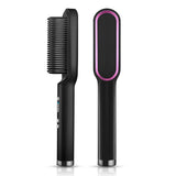 byPureNaturals Hair straightening Brush for men & women, Curly Hair Straightener, Hair Styler - BuyPureNaturals