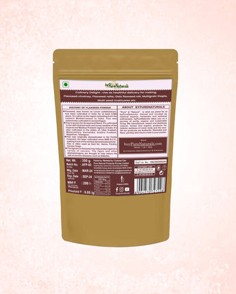 byPurenaturals Alsi Seed Atta - Flaxseed Powder Flour 350gm 100% Pure Grounded Alsi Seed - Flax Seed - Ready to Use Vrat Atta