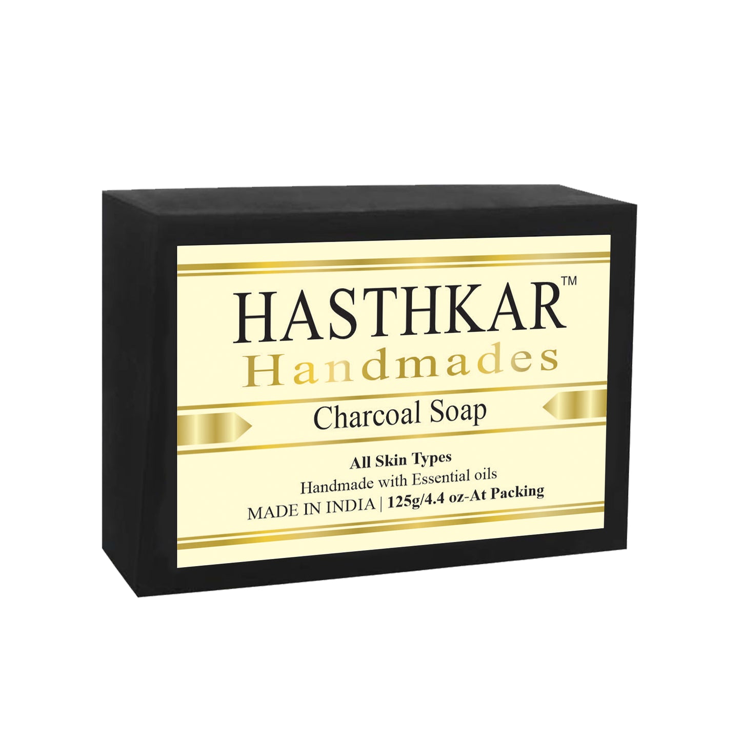 Hasthkar Handmades Glycerine Natural Charcoal Soap 125Gm