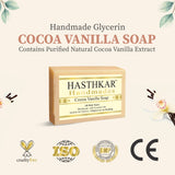 Hasthkar Handmade Glycerine Cocoa Vanila Soap- 125gm - BuyPureNaturals