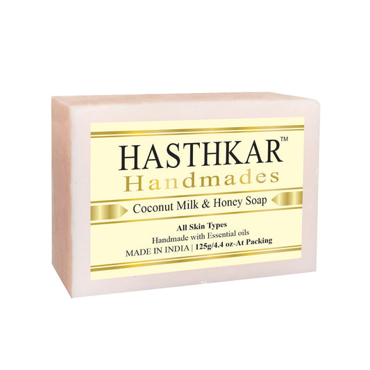 Hasthkar handmades coconut bathing soap men women clean glowing skin 