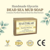 Hasthkar Handmade Glycerine Dead Sea Mud Soap- 125gm - BuyPureNaturals