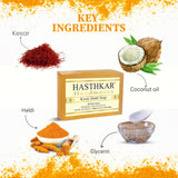 Hasthkar Handmade Glycerine Kesar Haldi Soap- 100gm - BuyPureNaturals
