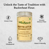 byPureNaturals Gluten Free Kuttu Vrat Atta (Buckwheat Flour)- 500 Gm - BuyPureNaturals