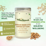 byPureNaturals Gluten Free Badaam Powder Atta (Almonds Flour)- 450 Gm - BuyPureNaturals