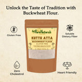 byPureNaturals Gluten Free Kuttu Vrat Atta (Buckwheat Flour)- 350 Gm - BuyPureNaturals