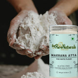 byPureNaturals Gluten Free Makhana Atta (Fox Nuts Flour)- 300 Gm - BuyPureNaturals