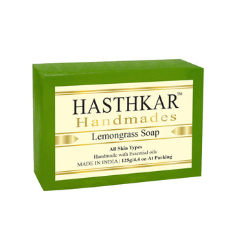 Hasthkar Handmades Glycerine Natural Lemon Grass Soap - 125gm