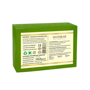 Hasthkar Handmades Glycerine Natural Lemon Grass Soap - 125gm