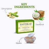 Hasthkar Handmade Glycerine Lemon Grass Soap- 125gm - BuyPureNaturals