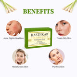 Hasthkar Handmade Glycerine Lemon Grass Soap- 125gm - BuyPureNaturals
