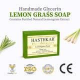 Hasthkar Handmade Glycerine Lemon Grass Soap- 125gm - BuyPureNaturals