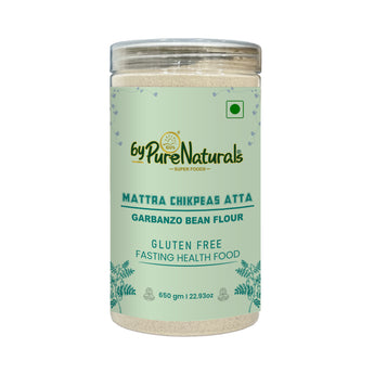 byPureNaturals Gluten Free Mattra Chikpeas Atta (Garbanzo Bean Flour)- 650 Gm - BuyPureNaturals
