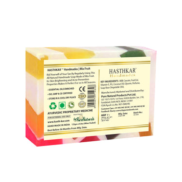 Hasthkar Handmade Glycerine Mix Fruit Soap- 125gm - BuyPureNaturals