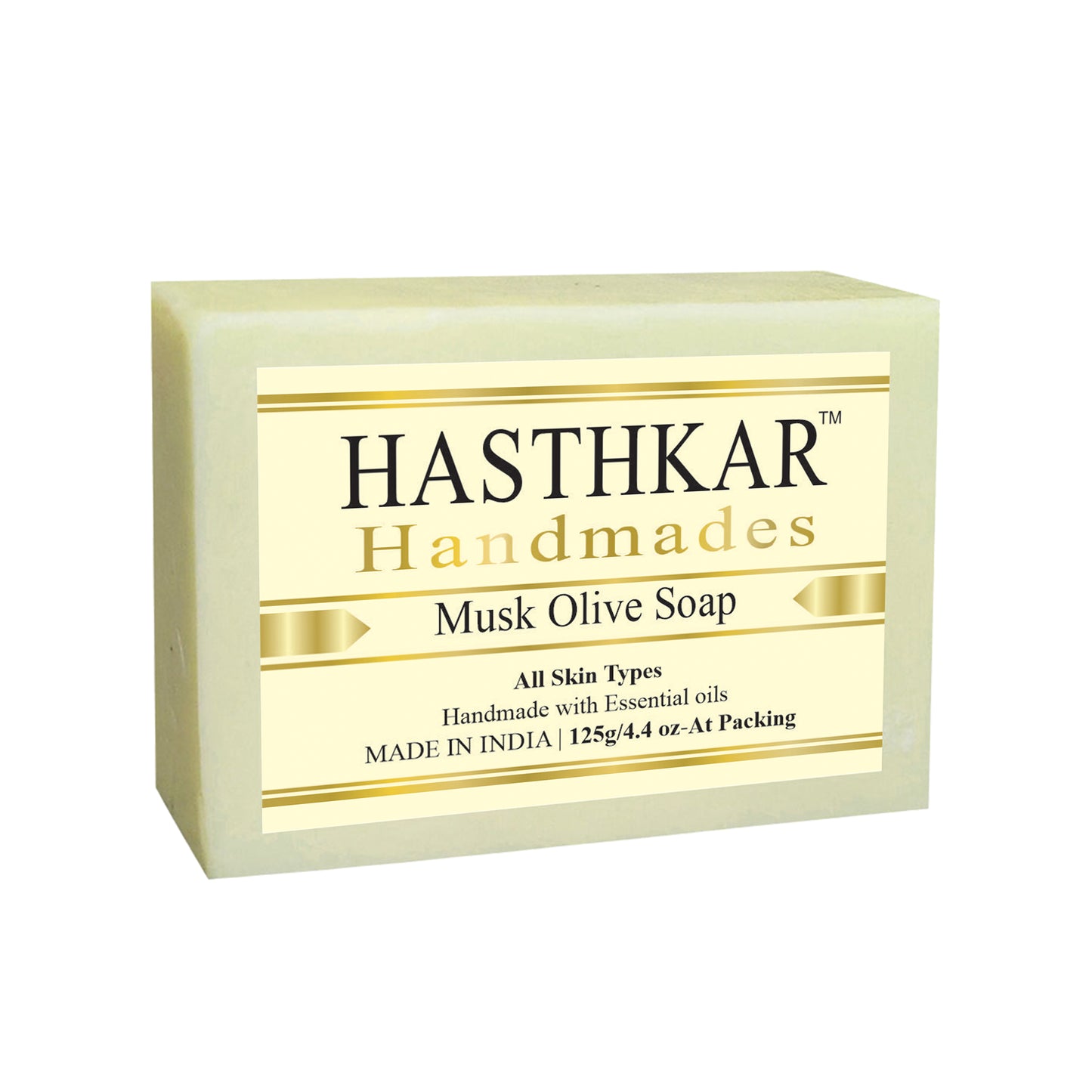 Hasthkar handmades musk oilve bathing soap men women glowing skin 
