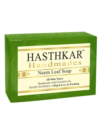 Hasthkar Handmades Glycerine Natural Neem leaf Soap 125Gm