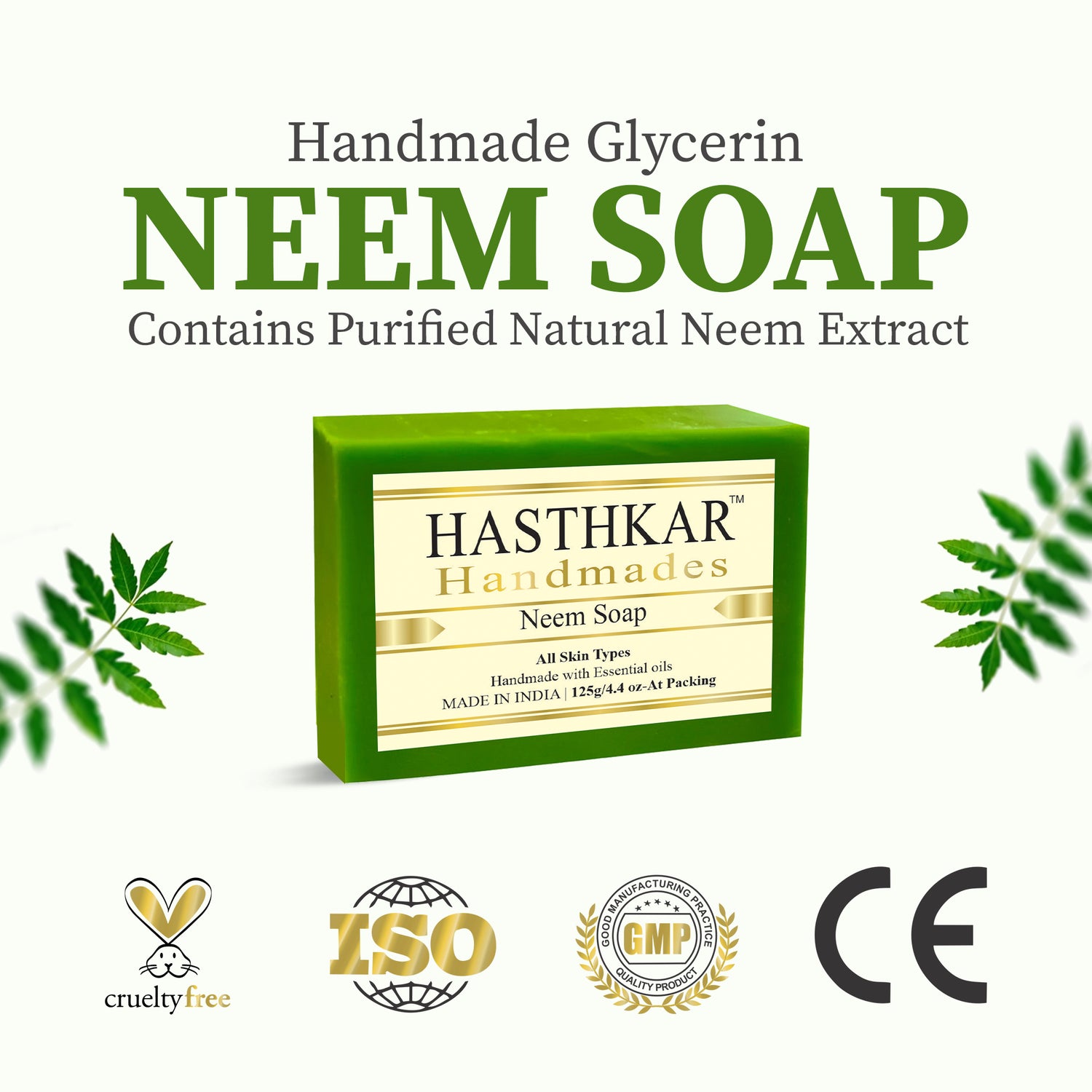 Hasthkar handmades neem extract bathing soap men women