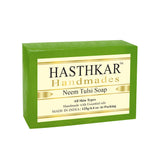Hasthkar Handmade Glycerine Neem Tulsi Soap- 125gm - BuyPureNaturals