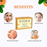 Hasthkar Handmade Glycerine Papaya Soap- 125gm - BuyPureNaturals