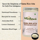 byPureNaturals Gluten Free Sama Rice Atta (Barnyard Millet Flour)- 500 Gm - BuyPureNaturals