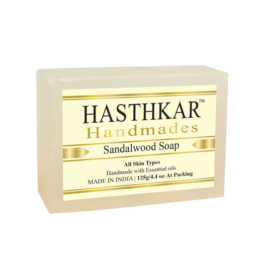 Hasthkar Handmades Glycerine Natural Sandalwood Soap 125Gm