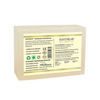 Hasthkar Handmades Glycerine Natural Sandalwood Soap - 125gm