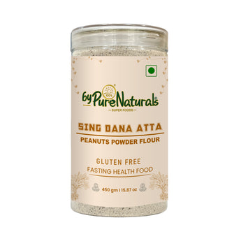 byPureNaturals Gluten Free Sing Dana Atta (Peanuts Powder Flour)- 450 Gm - BuyPureNaturals