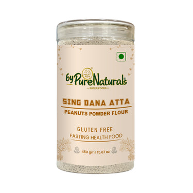 byPureNaturals Gluten Free Sing Dana Atta (Peanuts Powder Flour)- 450 Gm - BuyPureNaturals