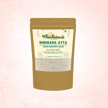 byPurenaturals Singhara Atta - Water Chestnut Flour- GLUTEN FREE READY TO USE ATTA 350gm - BuyPureNaturals