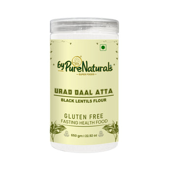 byPureNaturals Gluten Free Urad Daal Atta (Black Lentils Flour)- 650 Gm - BuyPureNaturals