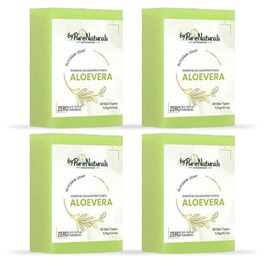 byPureNaturals SLS & Paraben Free Aloevera Soap- 125gm
