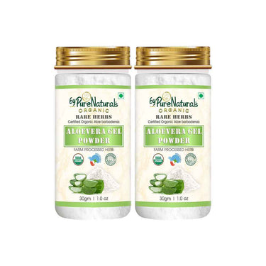 byPureNaturals 100% Organic Aloevera Gel Powder- 30 Gm