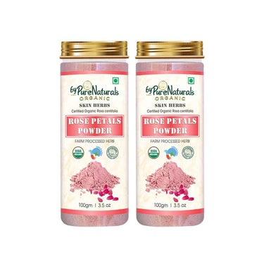 byPureNaturals 100% Organic Rose Petals Powder- 100 Gm