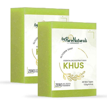 byPureNaturals SLS & Paraben Free Khus Soap- 125gm