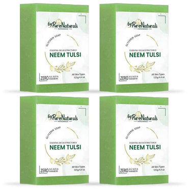 byPureNaturals SLS & Paraben Free Neem Tulsi Soap- 125gm
