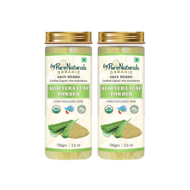 byPureNaturals 100% Organic Aloevera Powder- 100 Gm