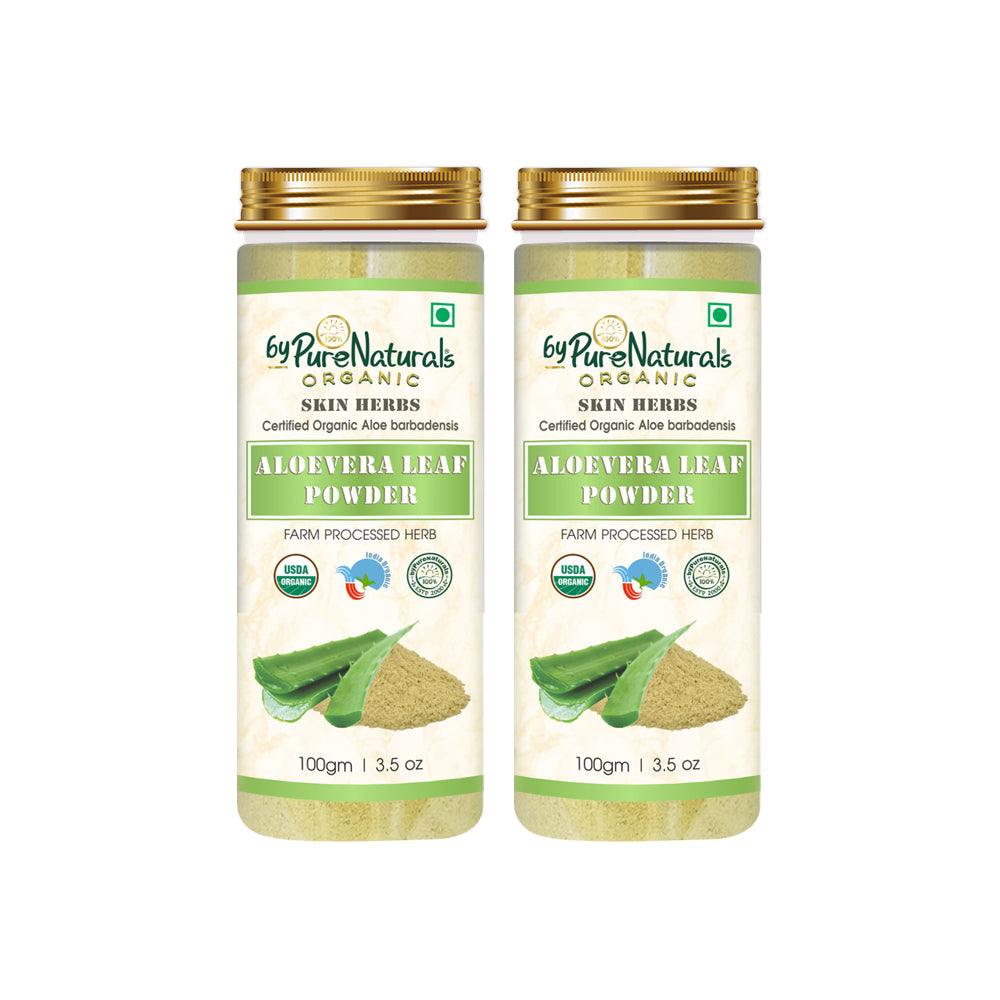 100% natural Organic Aloe Vera Leaf Powder byPureNaturals-8