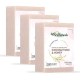 byPureNaturals SLS & Paraben Free Coconut Milk & Honey Soap- 125gm