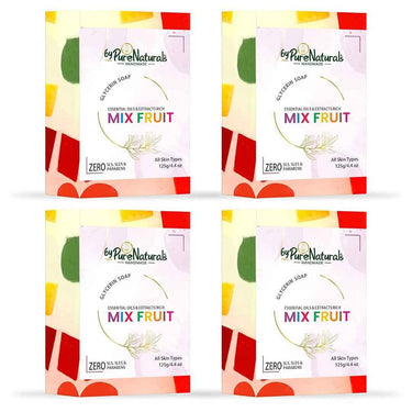 byPureNaturals SLS & Paraben Free Mix Fruit Soap- 125gm