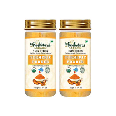 byPureNaturals 100% Organic Turmeric Powder (Daru Haridra)- 125 Gm