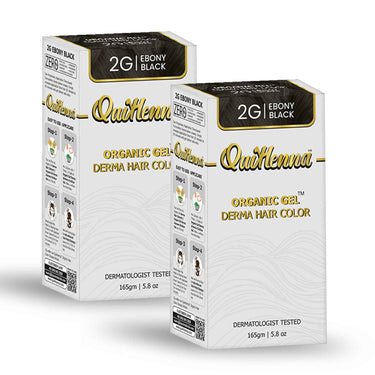 QH+ QuikHenna CLINICA Organic Gel Innovative Derma Hair Color 165gm