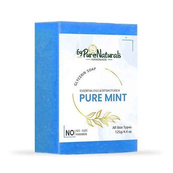 byPureNaturals SLS & Paraben Free Mint Soap- 125gm