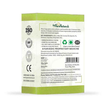 byPureNaturals SLS & Paraben Free Khus Soap- 125gm