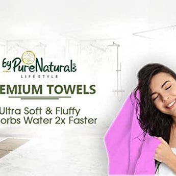 bypurenaturals 100% cotton bath towel ultra soft 