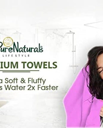 bypurenaturals 100% cotton bath towel ultra soft 