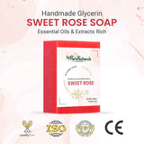 byPureNaturals SLS & Paraben Free Sweet Rose Soap- 125gm