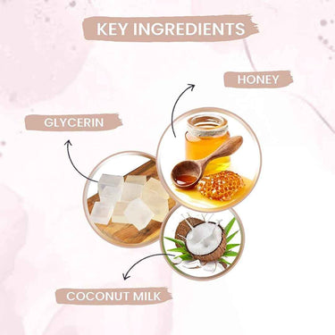 byPureNaturals SLS & Paraben Free Coconut Milk & Honey Soap- 125gm