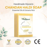 byPureNaturals SLS & Paraben Free Chandan Haldi Soap- 125gm - BuyPureNaturals